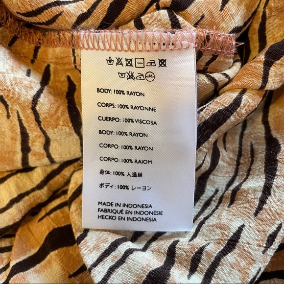 Faithfull The Brand Wyldie Midi Dress Size 6 - Picture 8 of 10